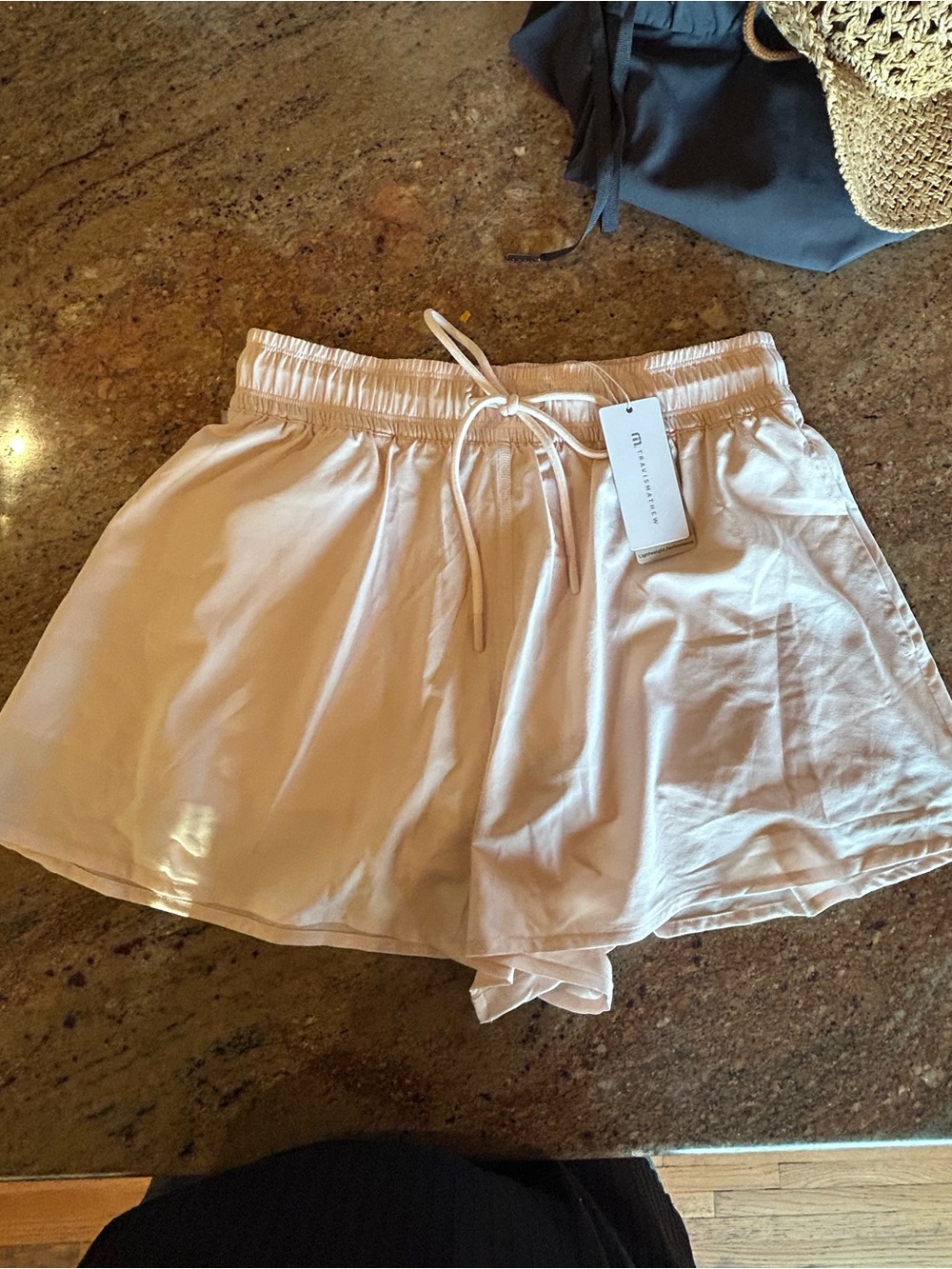 Travis Mathew sheer pink breezeblend challenger Drawstring Short golf